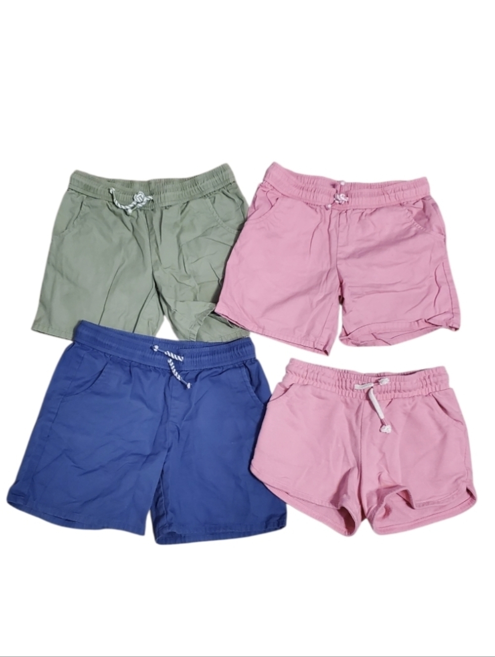 Cat & Jack Girl's Summer Shorts 4 PC Bundle Lot S 6/7